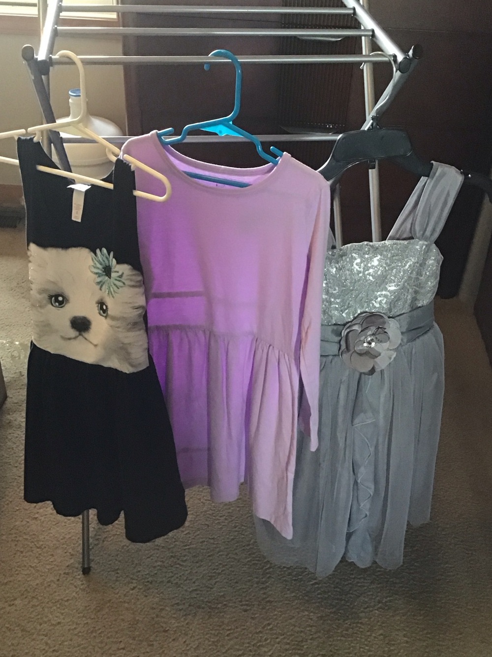 Set of 3 Girl’s dresses size 7 & size 8